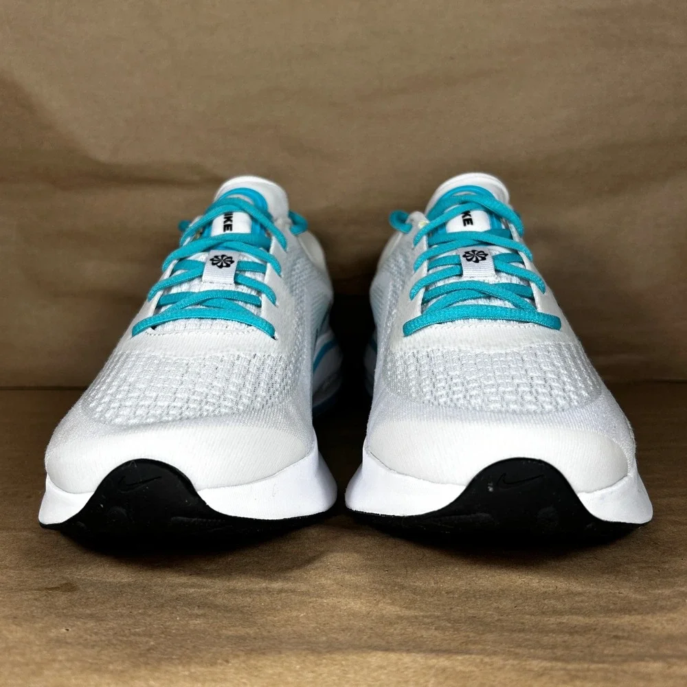 Nike Journey Run Womens Size 7.5 Running Shoes White Teal‎ Black FN0228-105